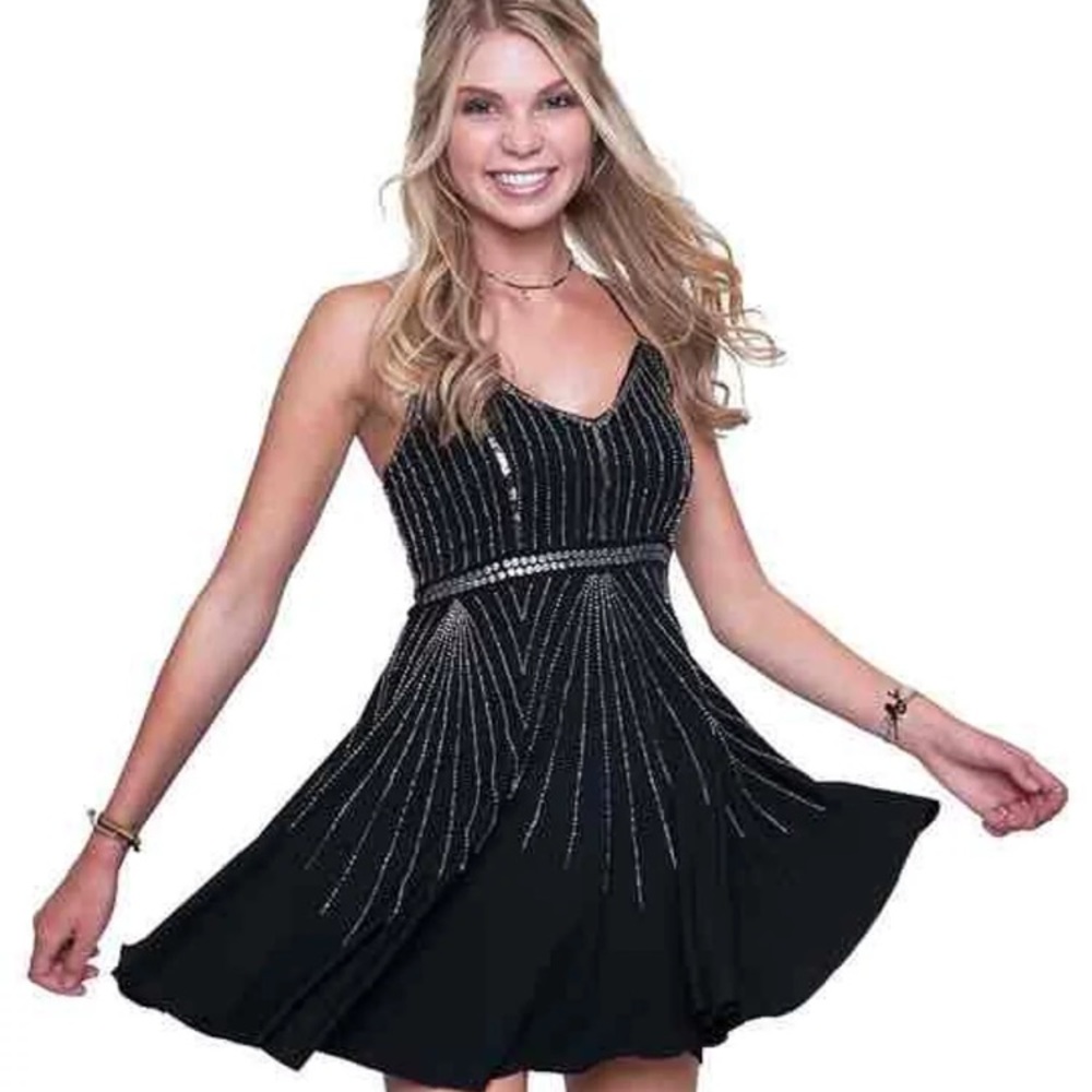 Pura Vida Shimmer Skater Dress